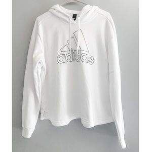 ADIDAS white hoodie